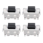 4 Pcs 4 x 2 x 3mm 2 Pin SPST Momentary Push Button Surface Mounted Devices SMT Tactile Tact Switch