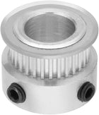 Aluminum MXL 30 Teeth 12mm Bore Timing Belt Pulley Synchronous Wheel Silver Tone for 6mm Belt 3D Printer CNC