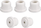 5pcs 6.2mm Hole Dia Ceramic Insulator Bead Round Shaped Insulation Bead 18mm Inner Dia for Heat Shrink Tubing Heating Wire