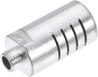 Pneumatic Air Muffler G1/8 Male Thread Strainer Aluminum Alloy Breather Exhaust Muffler