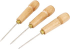 LinkMejor Tailor Sew Straight Tip Needle Sewing Pricker Awl Tool 2.5mm Dia 3pcs