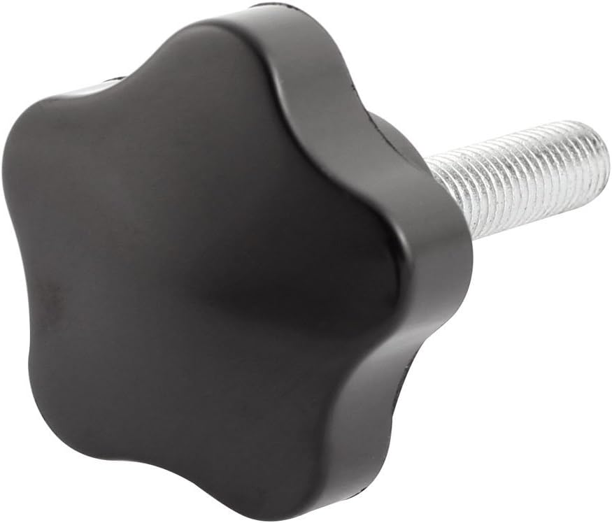 M8 x 35mm Male Thread Screw On Type Star Head Clamping Knob