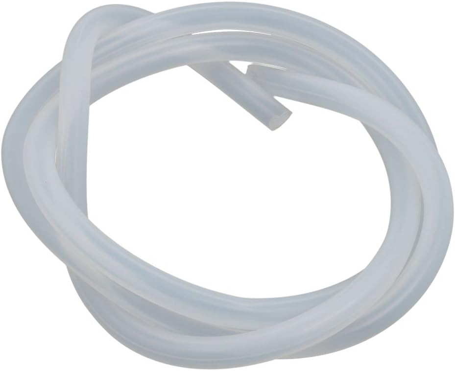5mm x 8mm High Temp Resistant Silicone Rubber Tube Hose Pipe Transparent 1 Meter Long