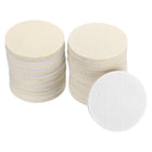 3-Inch Wool Felt Polishing Pad, Buffing Wheels Polish Pad, Flocking Hook & Loop Back for Random Orbital Sander 17Pcs