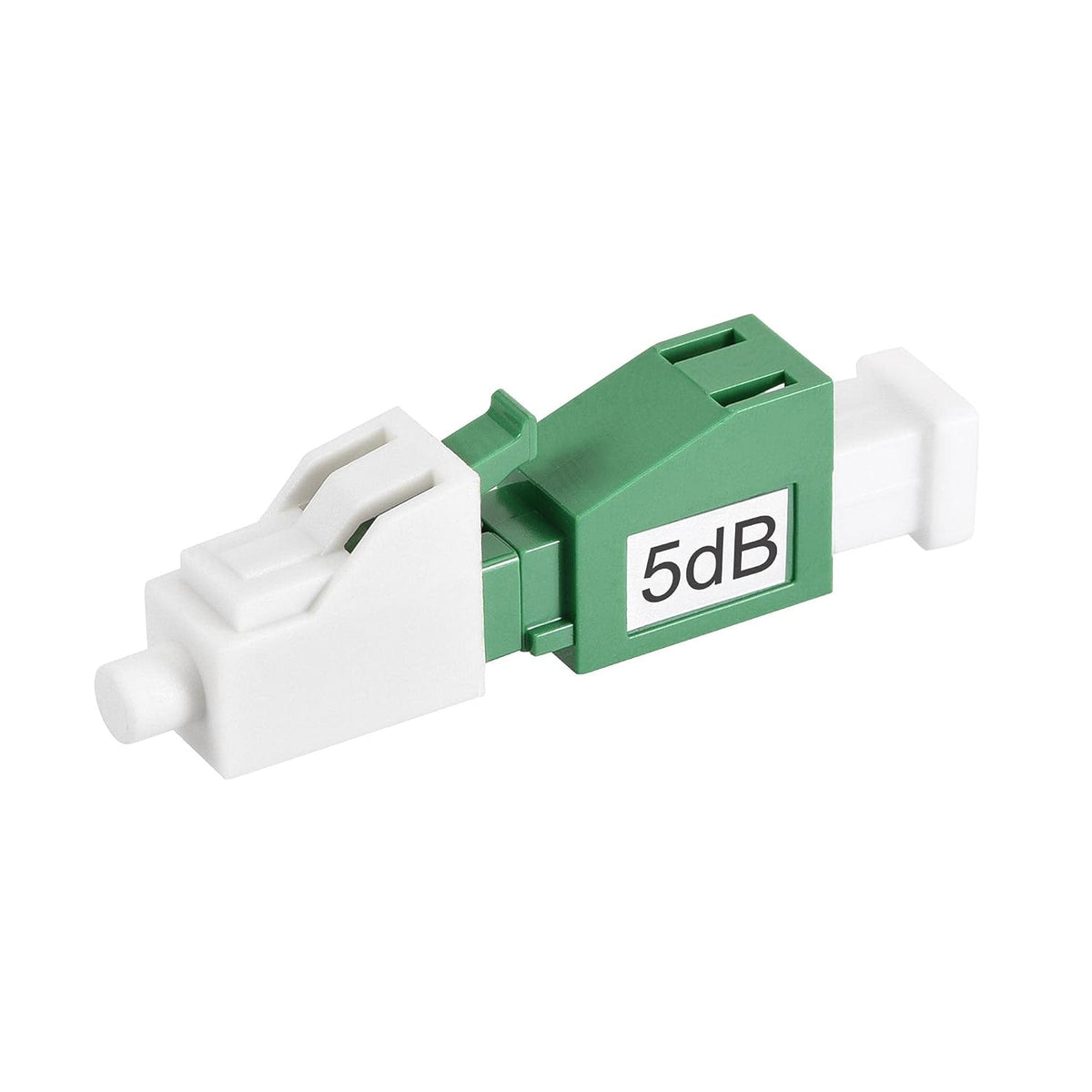 5dB LC Fiber Optic Attenuator, LC Male to LC Female Single Mode 9/125 Adapter