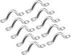 Pad Eye Straps Deck Loops 2.4" Stainless Steel Tie Down Buckle 10Pcs