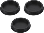 3 Pcs t Shaped Silicone Plug, Dia 70 Mm/2.76 Inch Elastic Waterproof Silicone Plug Reusable Bottle Stopper for Pipes Equipment, Black