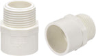 32mm Slip X G1 Male Thread PVC Pipe Fitting Adapter Connector 10Pcs