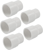 25mm x 20mm Straight PVC Water Hose Connector Adapters 5 Pcs
