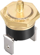 KSD301 Thermostat, Temperature Control Switch 80°C Copper M4 Normally Closed N.C 10A Screw Mount