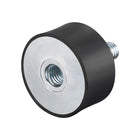 M10 Male Female Rubber Mounts, Shock Absorber, for Motor Generator Compressor Garage Reverse Osmosis Pump Impact Air Generator Car Bobbins, D40mmxH20mm