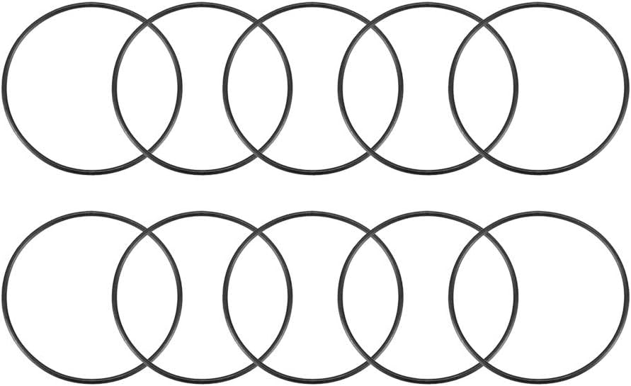Nitrile Rubber O-Rings, 33mm OD 31mm ID 1mm Width, Metric Sealing Gasket, Pack of 10