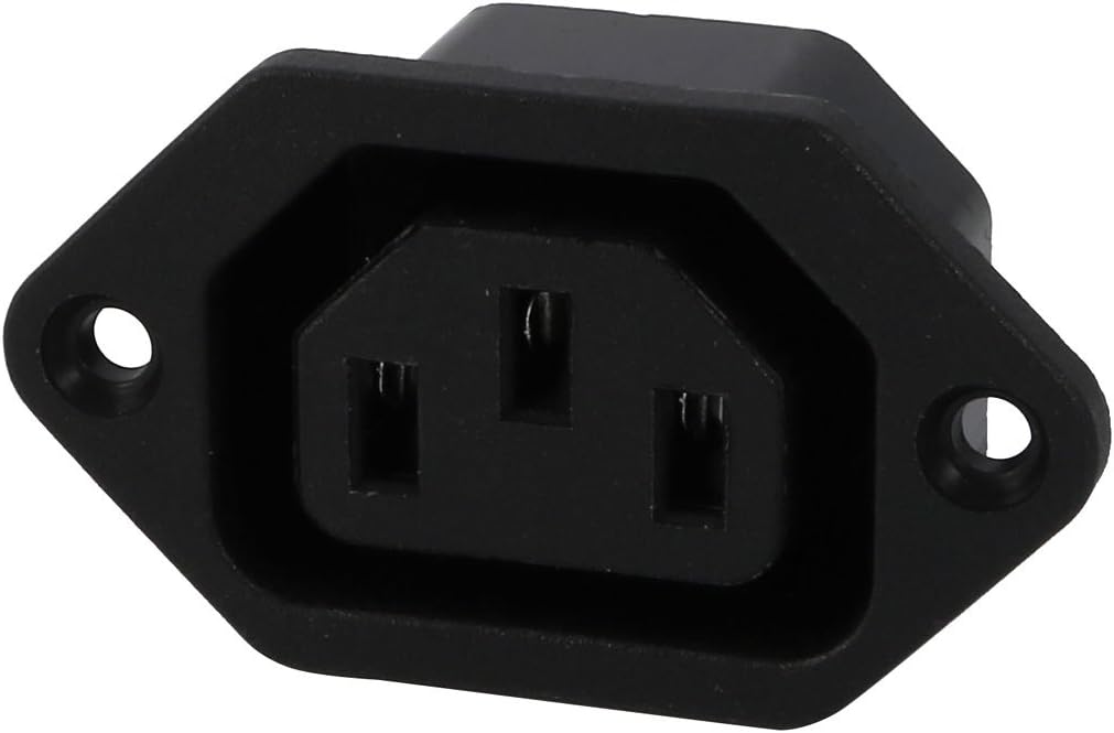 AC 250V 10A IEC 320 C13 Panel Mount Female Connector Socket
