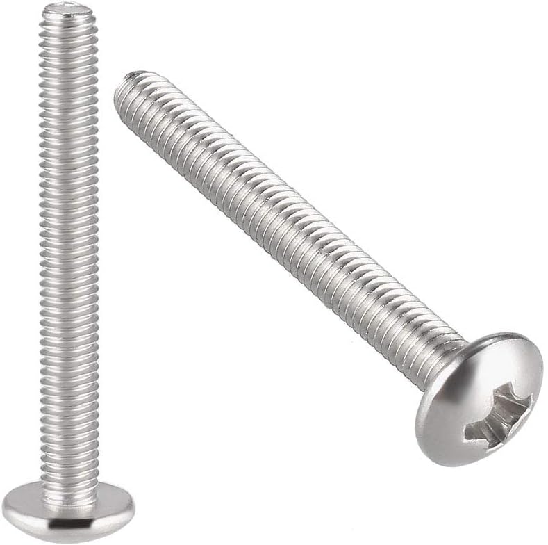 Machine Screws, M3x25mm Phillips Screw, 304 Stainless Steel, Fasteners Bolts 20Pcs