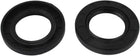 Oil Seal, TC 32mm x 52mm x 8mm Nitrile Rubber Cover Double Lip with Spring for mechanical motive Axle Shaft, Black Pack of 2