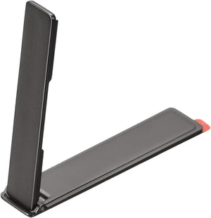 Cell Phone Kickstand, Horizontal & Vertical Desk Stand, Magnetic Folding Phone Stand for Most Phones, Tablets, Black