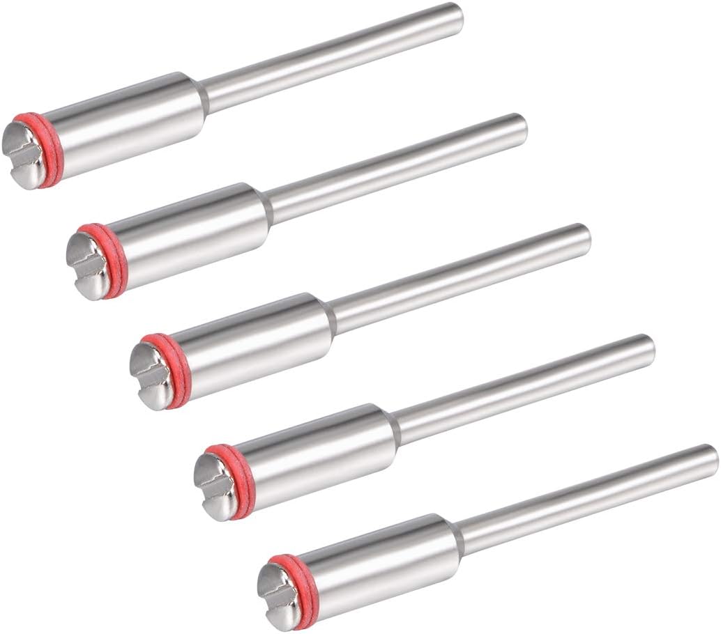 2mm Cut-off Wheel Screw Mandrels 2.35mm Shank Dia Cutting Disc Holder for Compatible Rotary Tools 5 Pcs