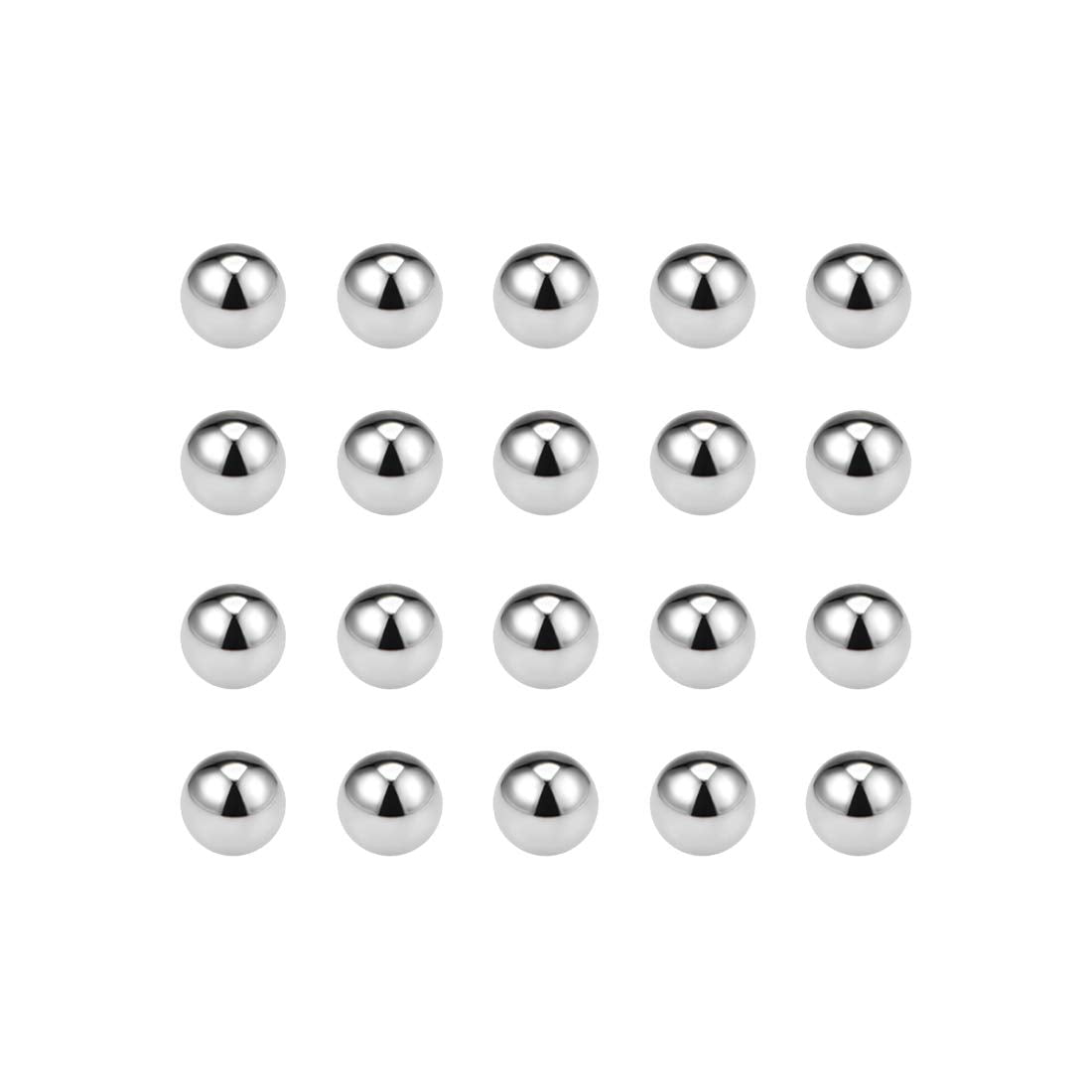 Precision Balls 1.5mm Solid Chrome Steel G10 for Ball Bearing Keychain Wheel 20pcs