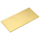 Brass Sheet, 1Pcs 4" x 2" x 0.2" H62 Metal Sheets Plates for Crafts, Electrical Repairs, Industry