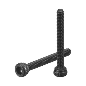 Hex Socket Bolte (M1.4-0.3x12), Kvalitet 12.9 Karbonstål Hex Socket Skruer, Sort, 50 stk