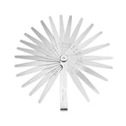 Metric Thickness Feeler Gauge 0.02-1.00mm 23 Blades Mn Steel Measuring Tool for Gap Width