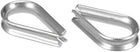 20 Pcs M2 Stainless Steel 1/64" - 3/64" Wire Rope Cable Thimbles Rigging