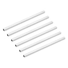6063 Aluminum Square Tube, 8mmx8mmx1mm Wall Thickness 200mm Length Seamless Straight Pipe Tubing 6 Pcs