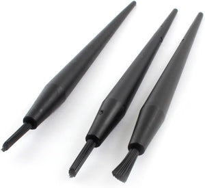 Black Handle PCB Rework Dust Cleaning Tool Anti Static ESD Brush 3Pcs