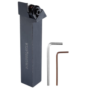 Supporto per utensili di taglio a CNC, 93°, WTJNR2525M16, shank da 15/16", supporto per utensili di taglio in acciaio 40CrMo-42CrMo, per il taglio di scanalature e filetti