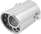 2.4" Inlet Straight Slant Cut Exhaust Tip Muffler