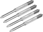 Metric Hand Tap M3 Thread 0.5 Pitch 3 Straight Flutes H2 Alloy Tool Steel Bottom & Taper Screw Tap Set Tapping Tools for Repairing 2 Pairs