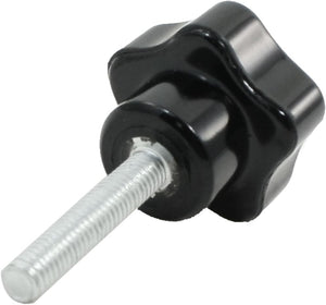 Replacement 5mm Male Thread Screw On Type Star Shape Knob