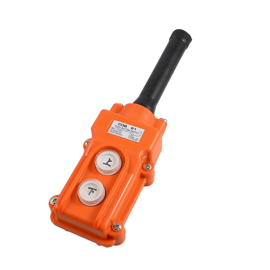 Hoist Crane Pendant Up-Down Rain Proof COB61 Pushbutton Switch, AC 250V/500V