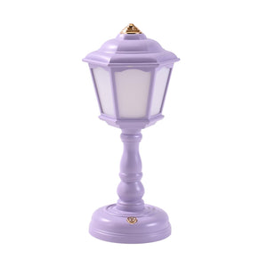 LinkMejor Mini Desk lamp Vintage, LED Desk Lamp Dimmable Table Lamp Reading Lamp with USB Charging Port, Sensitive Control, Eye-Caring Office Lamp,Very Beautiful Decorative Desk lamp (Purple)