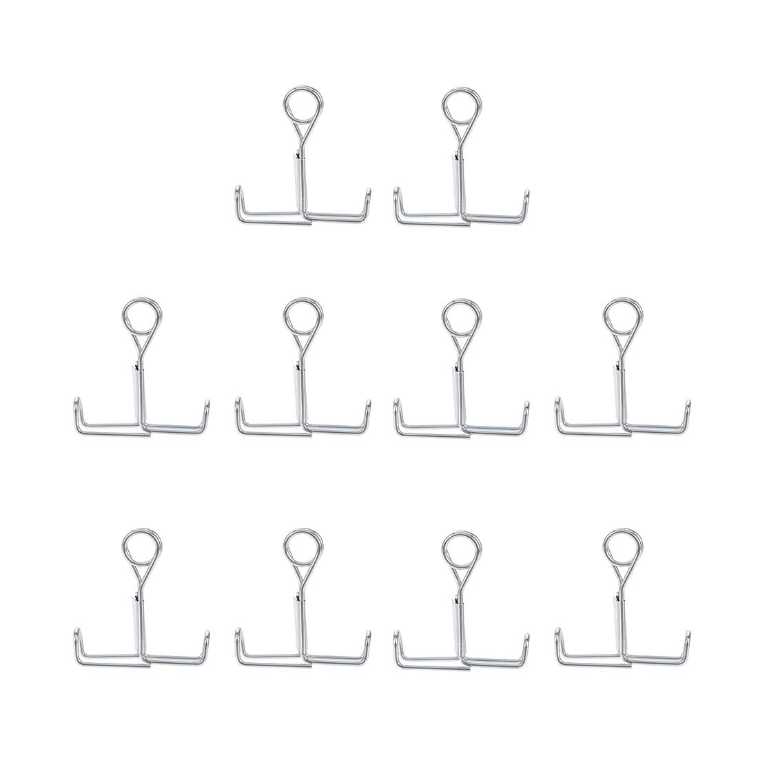Flow Control Tubing Clamps Flat Jaw Spring Clamp for Lab Flexible Hose 10Pcs