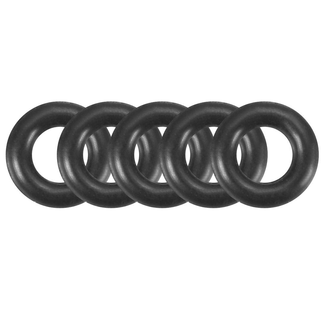 Nitrile Rubber O-Rings, 4mm OD 2mm ID 1mm Width, Metric Sealing Gasket, Pack of 100
