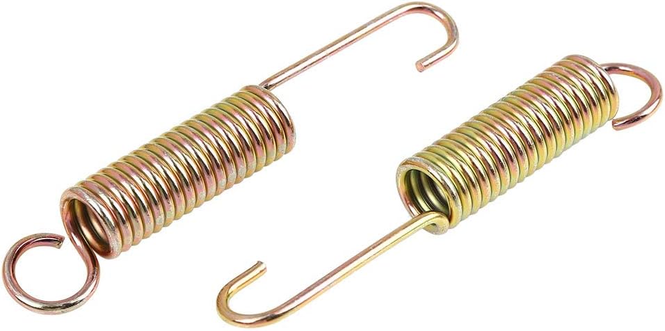 9.9cm Length Motorcycle Bronze Tone Side Bracket Kickstand Spring for C70 2pcs