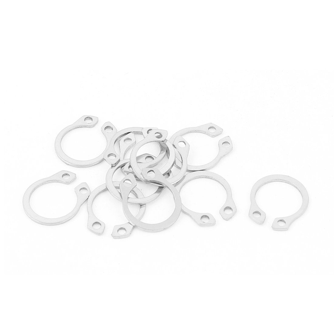 External Circlip Retaining Shaft Snap Clip Rings 12mm 10pcs