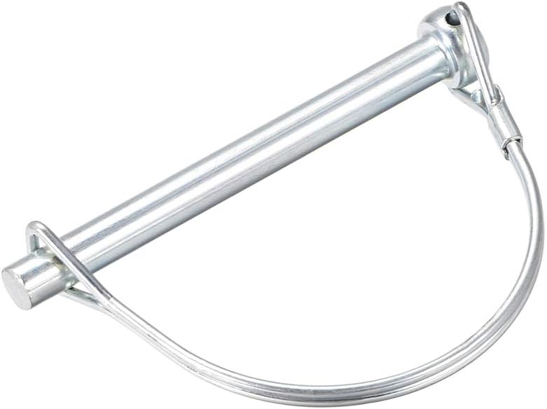 Shaft Locking Pin - 8mm x 85mm Coupler Pin for Farm Trailers Wagons Lawn Garden in Arch Round