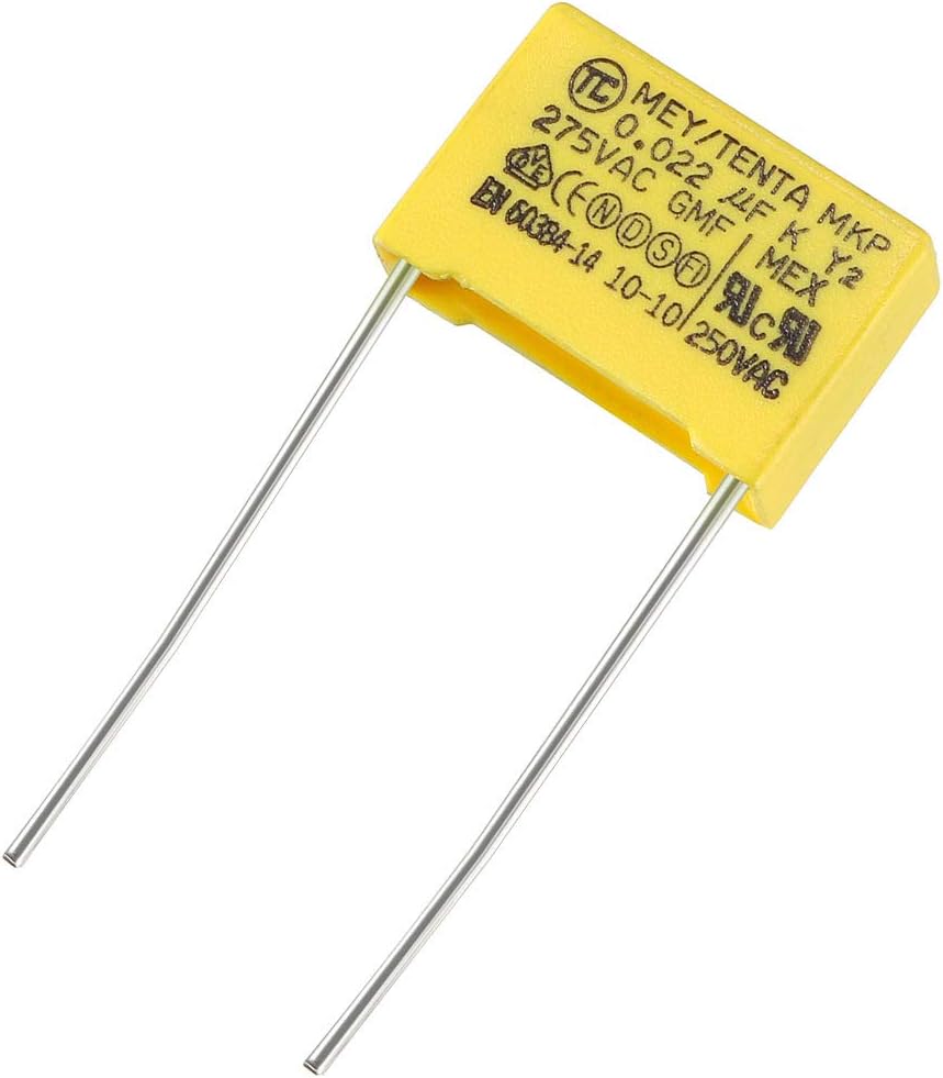 Safety Capacitor Polypropylene Film 0.022uF 275VAC X2 MKP 10 Pcs
