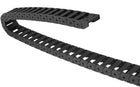 Drag Chain Cable Carrier Open Type with End Connectors 15X30mm 1 Meter Plastic for Electrical CNC Router Machines Black