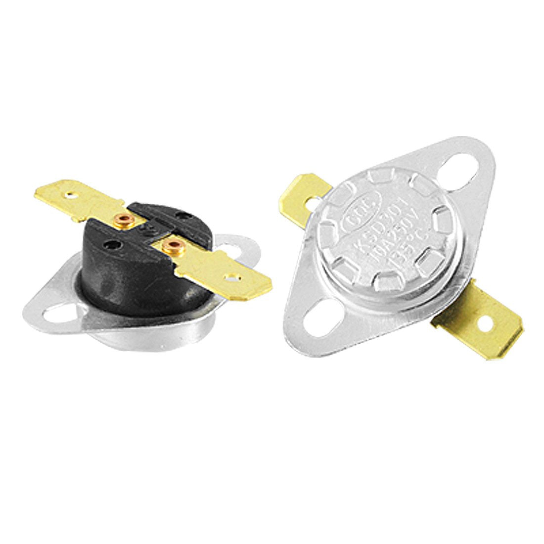 A11111400ux0073 135 Celsius Normal Close Thermostat Temperature Control Switch Ksd301, 1.34" Width, 1.34" Length