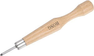 Wood Carving Knife Tool Chisel, 1.5mm 50# Carbon Steel Small Triangle Sculpting Graver for DIY Craft Sculpture Carpenter Beginners Experts