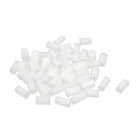 a15112300ux0434 M3x10 mm Nylon Hex Spacer Standoff Pillar Female Screw Nut Beige 50 Piece, 0.2" Width, 0.39" Length