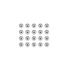 Precision Balls 5/32" Solid Chrome Steel G10 for Ball Bearing Keychain Wheel 20pcs