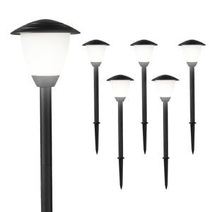 LinkMejor 6 Pack Iluminação de Jardim de Baixa Tensão LED Iluminação de Paisagismo Lâmpada Branca Quente