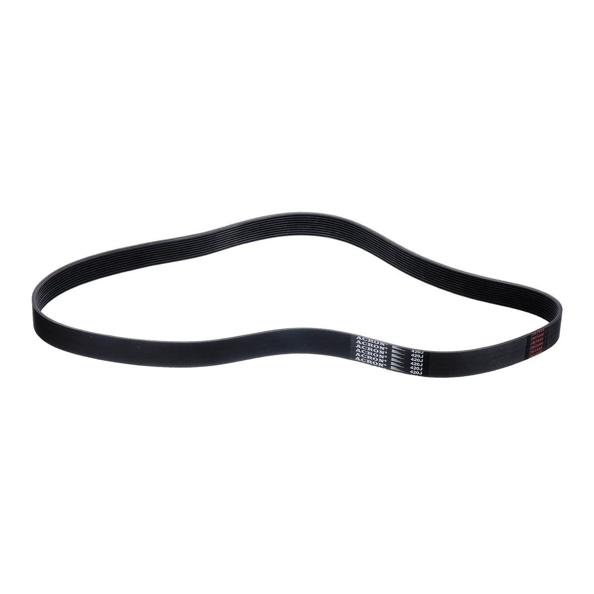 420J10 PJ V-Ribbed Belt 10 Ribs 42" Length x 0.92" Width x 0.14" Height, EPDM Rubber Poly V Belt, Multi Wedge Micro V Belt