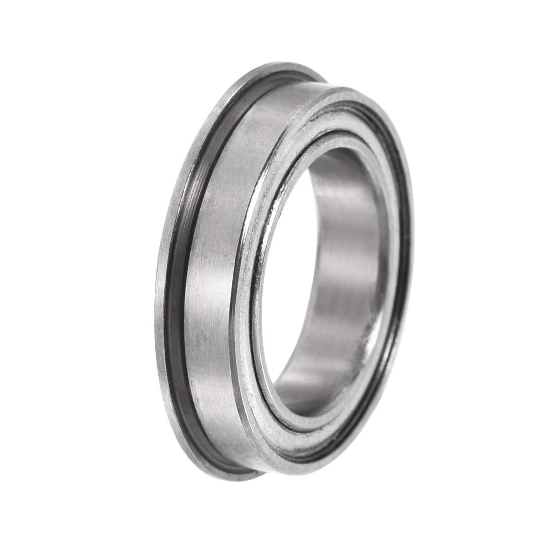 F6701ZZ Flanged Ball Bearing 12mmx18mmx4mm Double Metal Shielded (GCr15) Chrome Steel Bearings