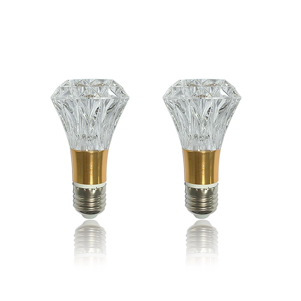 LinkMejor 2 kpl 5W E26 koristelu LED-valo, 3000K lämpövalo (B009)
