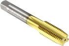 Metric Machine Thread Milling Tap M16 x 2 H2 Titanium Coated (Ti-coated) High Speed Steel 4 Straight Flutes Screw Thread Tapping Threading Machinist Repair DIY Tool